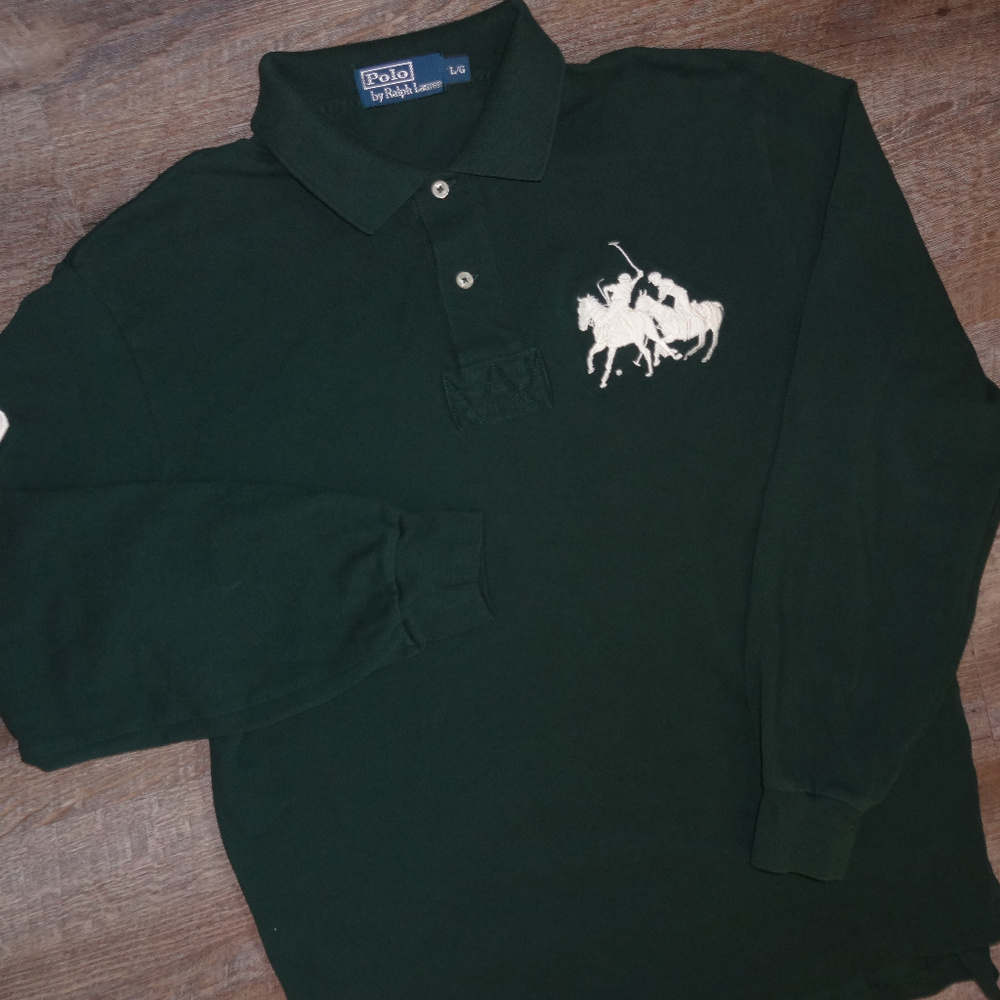 POLO Ralph Lauren Long SleeveGolf Collar Shirt